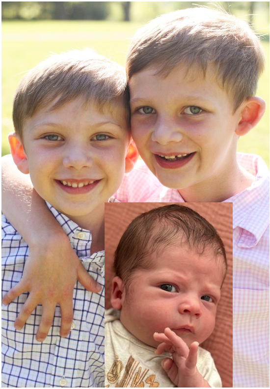 All three grandsons grouped